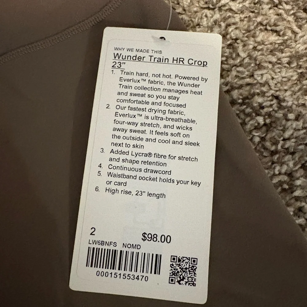 Wunder Train HR Crop 23” - Picture 6 of 9